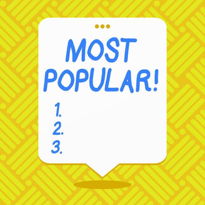 Most popular jobs of 2021